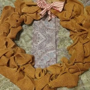 Burlap wreath and sign bundle fall Halloween